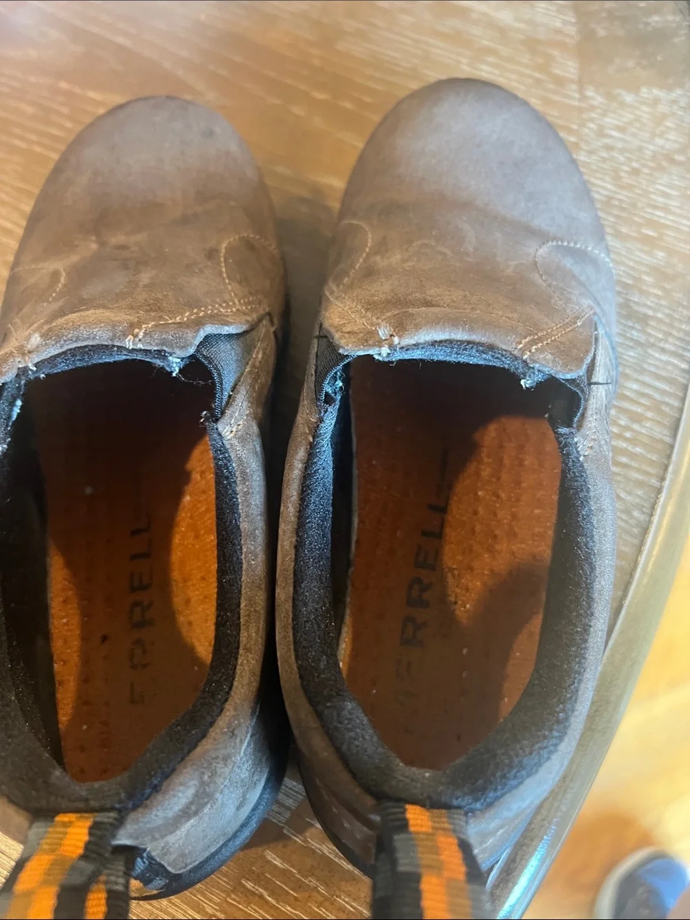 Merrill's Mens Slip-On Suede Casual Shoes in Brown - Comfortable Everyday Wear